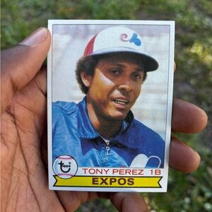 Tony Perez MLB Expos Card